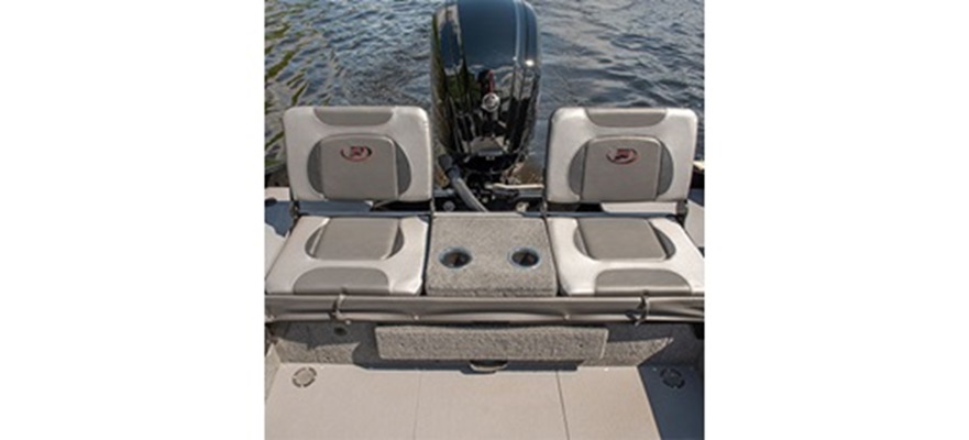 Optional RSP Combo: removable aft flip seats and 2 cup holders