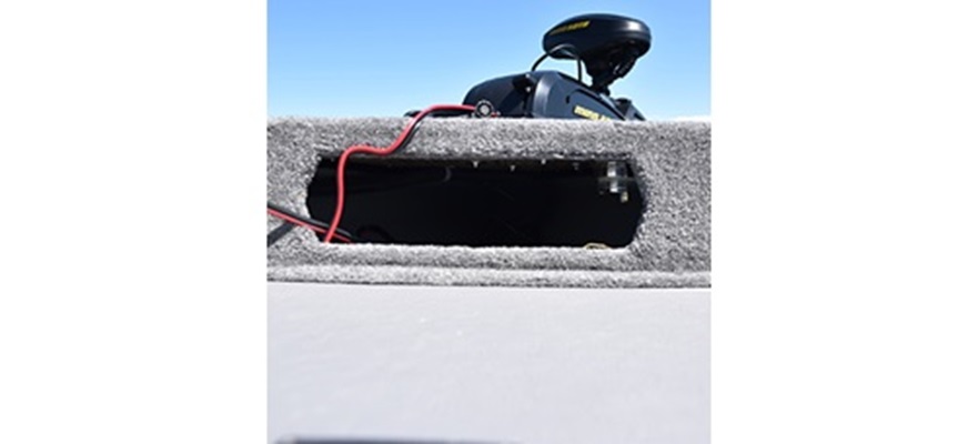 Anchor storage compartment