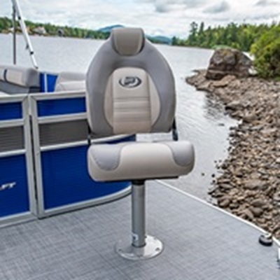 Swivel folding seats
