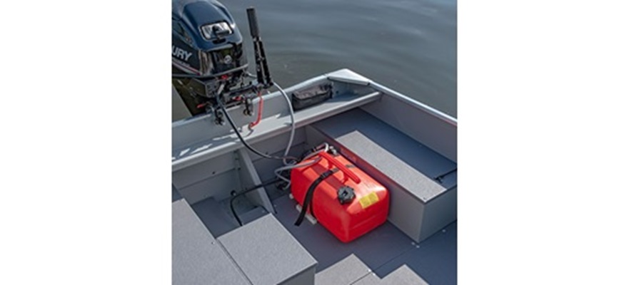 Storage for portable gas tank