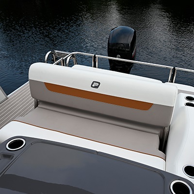 RL upholstery with 2-position adjustable