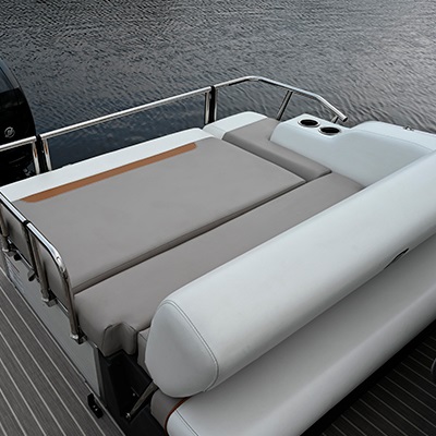 with 2-position adjustable backrest