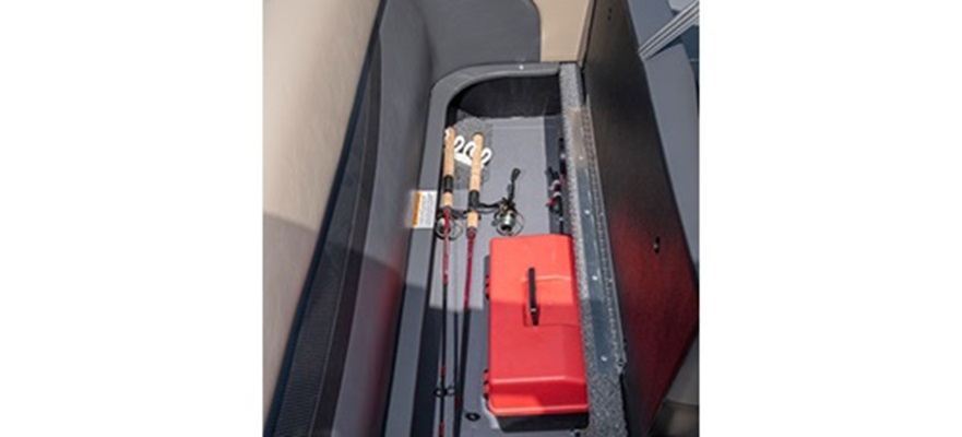 Storage under all lounges
