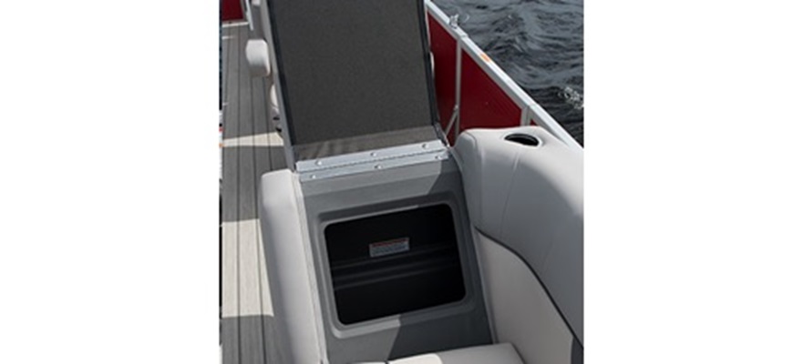 Storage under chaise lounges