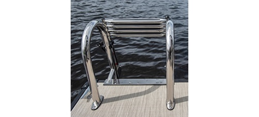 Telescopic stainless steel ladder