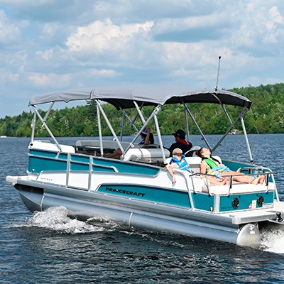 Double auvent bimini
