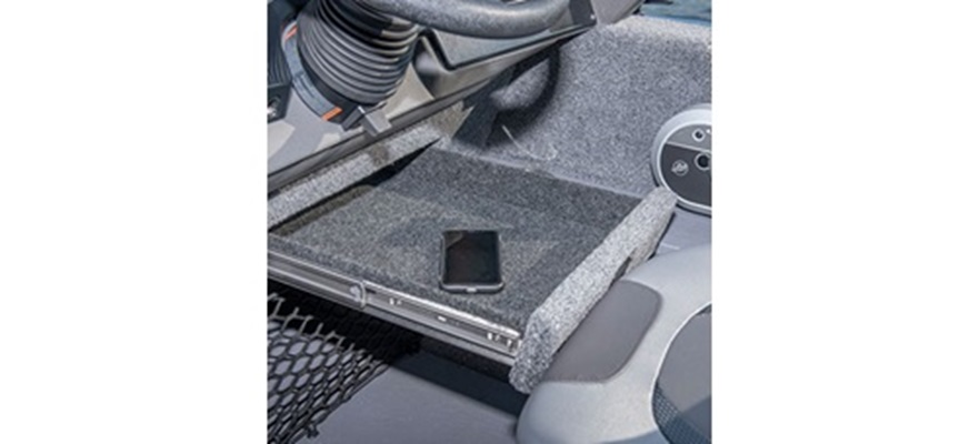 Tiroir sous la console conducteur
